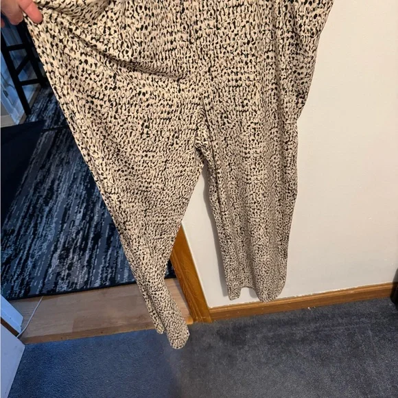 Maurices Patterned Jumpsuit in Black and Cream - Picture 2 of 6